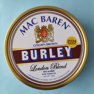 3/$20💗Mac Baren Golden Brown Burley Tobacco  Empty Tin Box